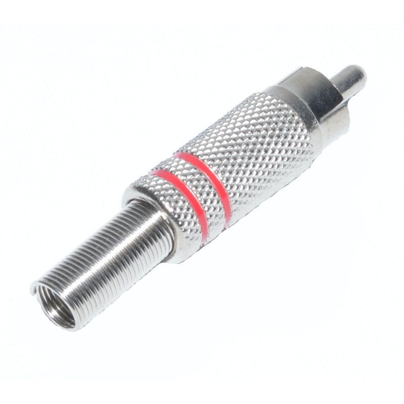 Mufa RCA Metal Tata Rosu - Frize