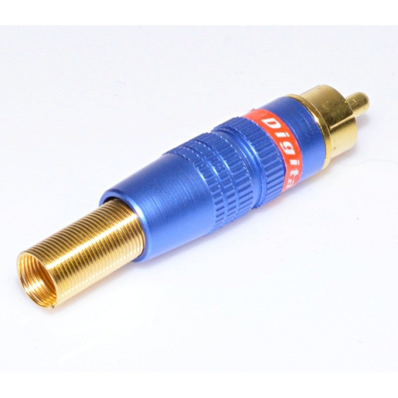 Mufa RCA Tata Gold-Albastru cu Arc - Frize
