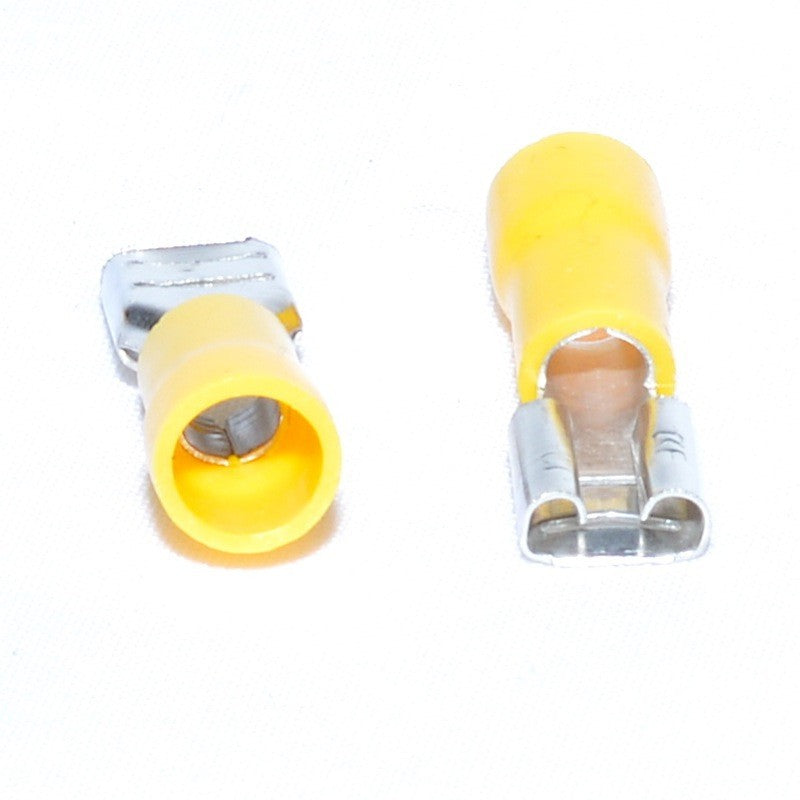 Papuc Electric Galben Mama 6,3mm ,100buc/set - Frize