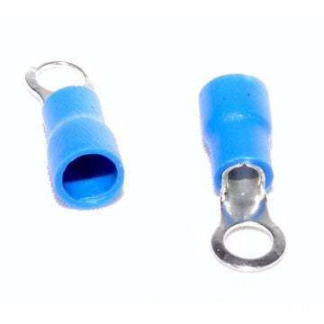 Papuc Electric Izolat Albastru tip Inel ø 4mm ,100B/Set - Frize