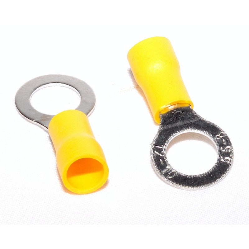 Papuc Electric Izolat Galben tip Inel ø 8mm ,100B/Set - Frize