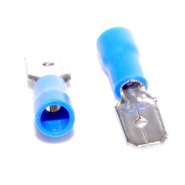 Papuc Electric Albastru Tata 6,3mm ,100buc/set - Frize