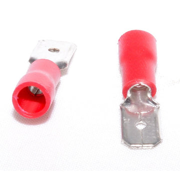Papuc Electric Rosu Tata 6,3mm ,100buc/set - Frize
