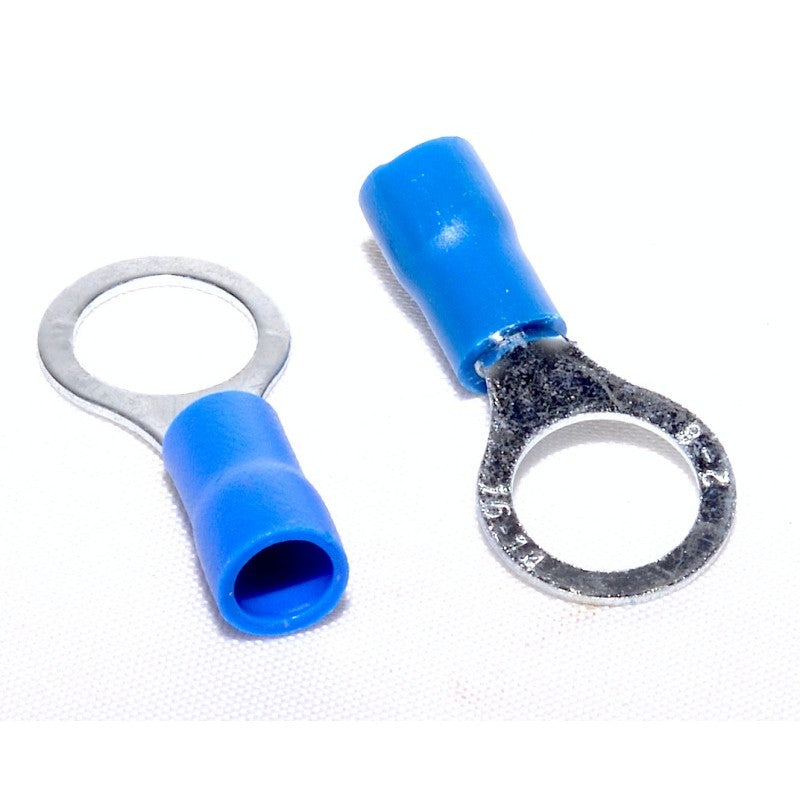 Papuc Electric Izolat Albastru tip Inel ø 8mm ,100B/Set - Frize