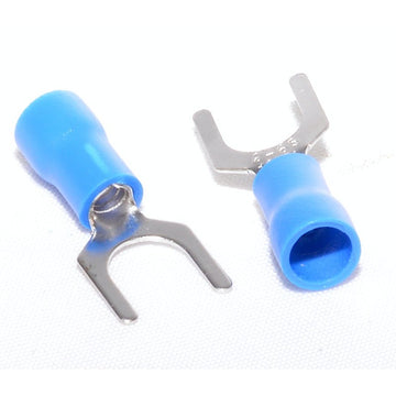 Papuc Electric tip Furca ø 6mm Albastru ,100B/Set - Frize