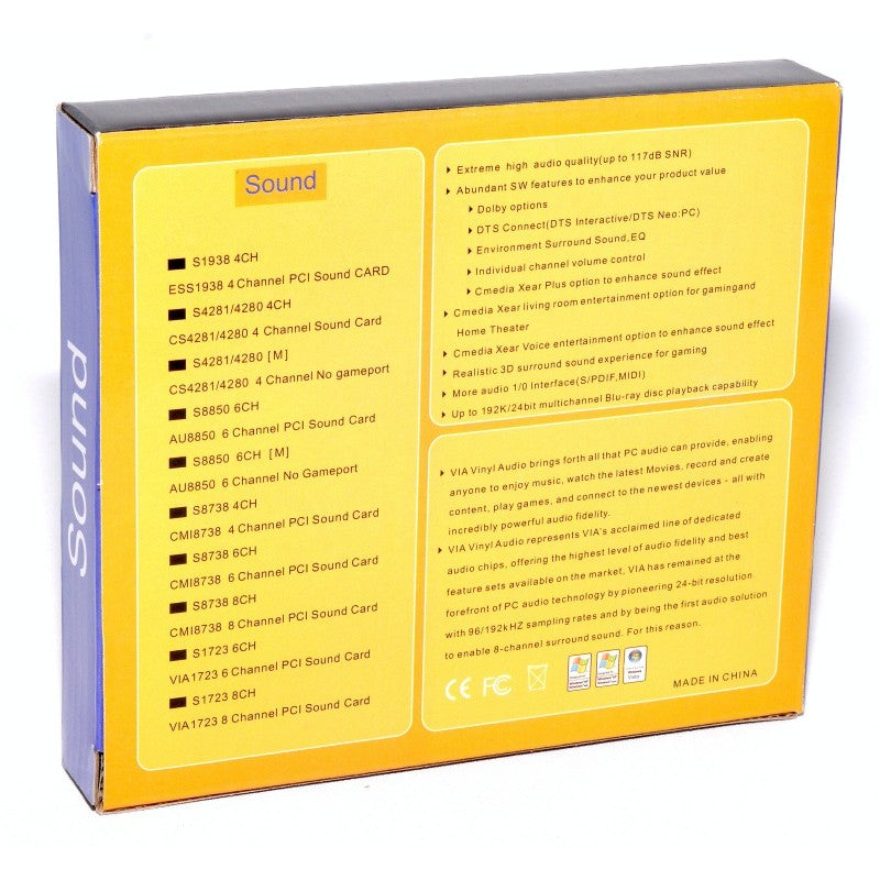 Placa de Sunet PC 5.1 pentru Calculator - Frize