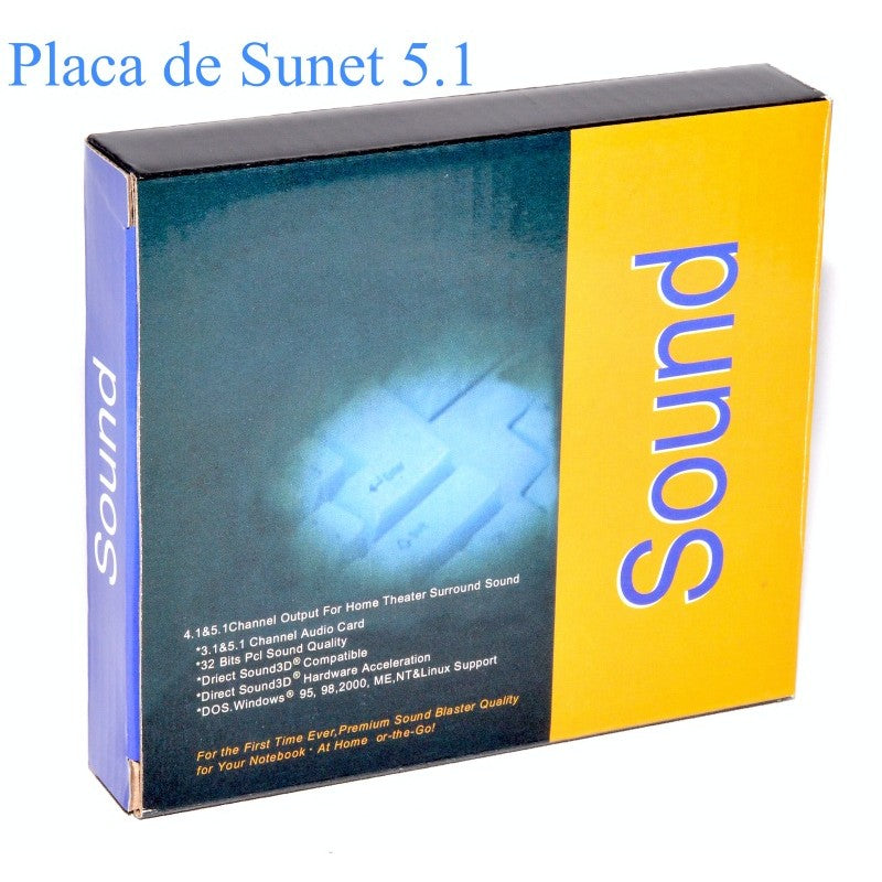 Placa de Sunet PC 5.1 pentru Calculator - Frize