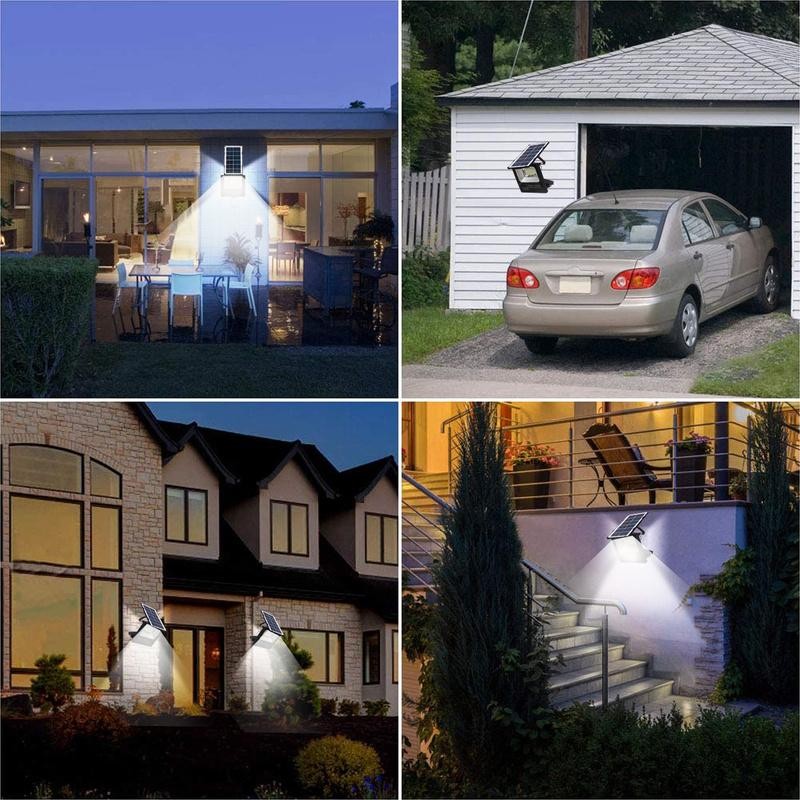 Proiector 200W cu Panou Solar și Telecomanda - Frize