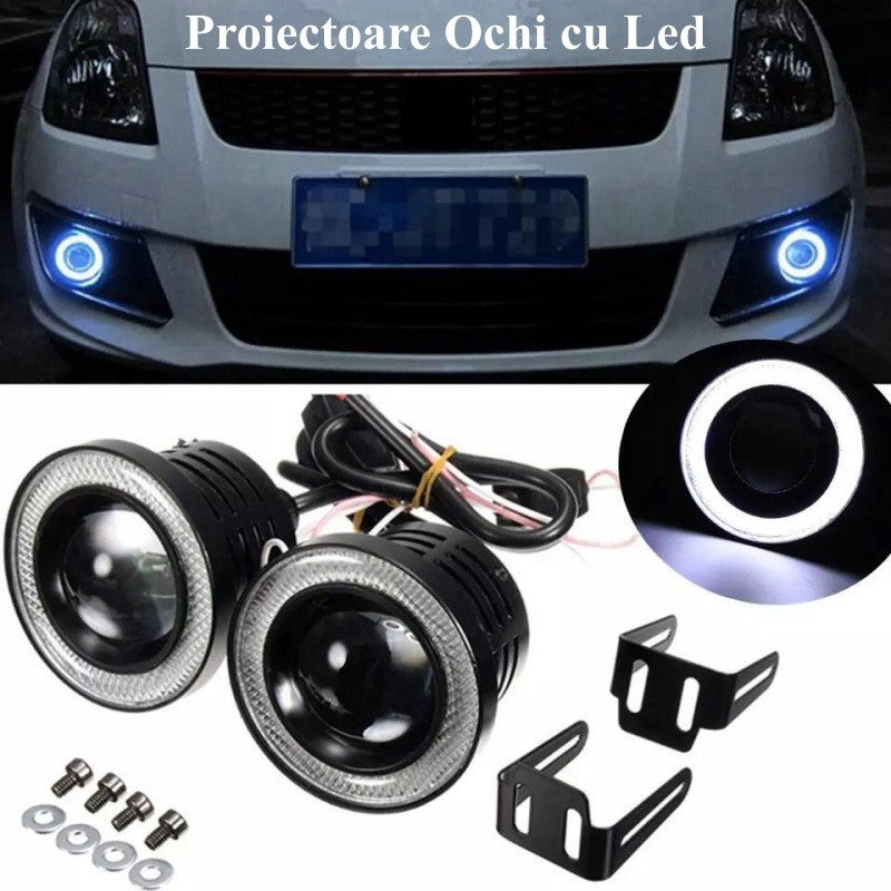 Proiector Auto cu Led 10W / 64mm / 3200Lm - Frize