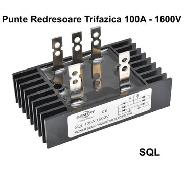 Punte Redresoare Trifazică 100A 1600V SQL-10016 pentru Convertoare de Tensiuune și Aplicații Industriale