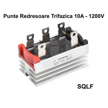 Punte Redresoare Trifazică 10A 1200V SQLF-1012 – Componente Electrice pentru Răspuns Rapid și Stabilitate în Circuite