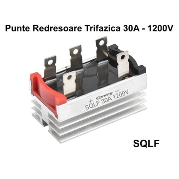 Punte Redresoare Trifazică 30A 1200V SQLF-3012 – Soluție Eficientă pentru Convertoare și Alimentare Electrică