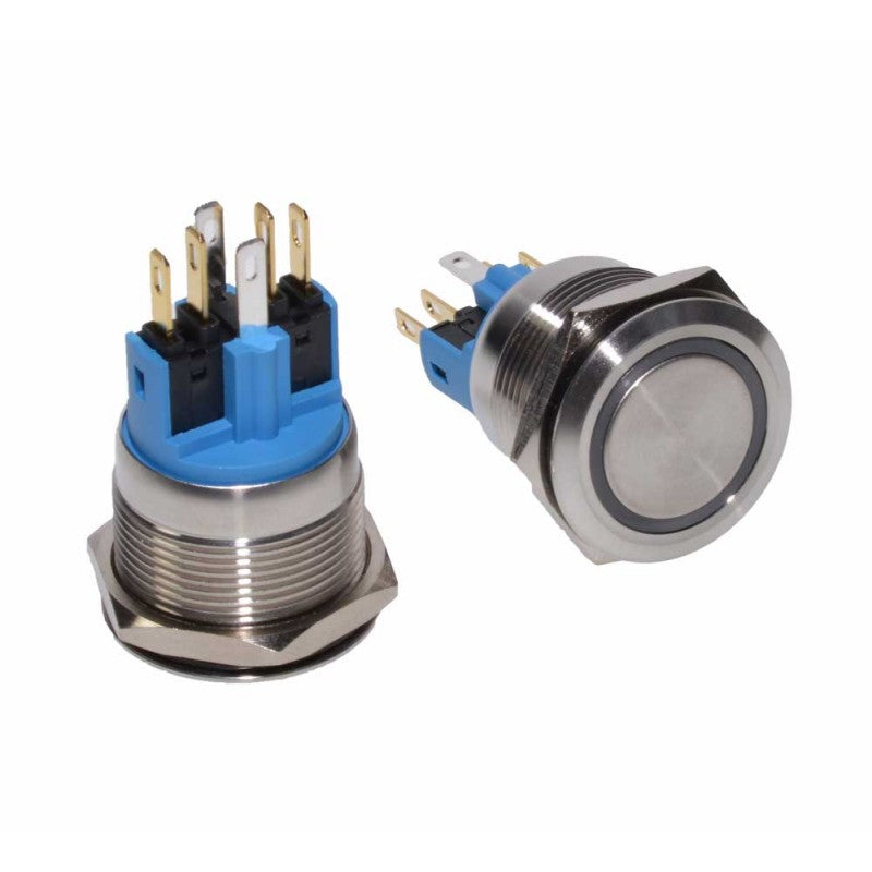 Push Buton 25mm/24V Led Verde - Frize
