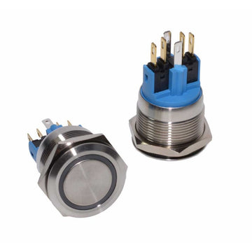 Push Buton 25mm/24V Led Rosu - Frize
