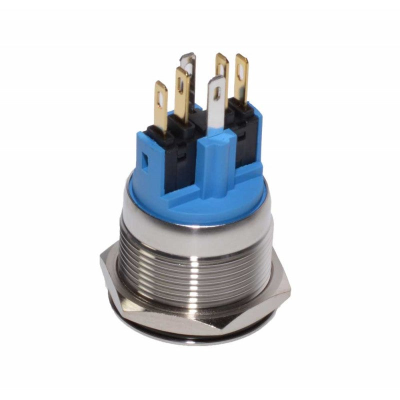Push Buton 25mm/24V Led Albastru - Frize