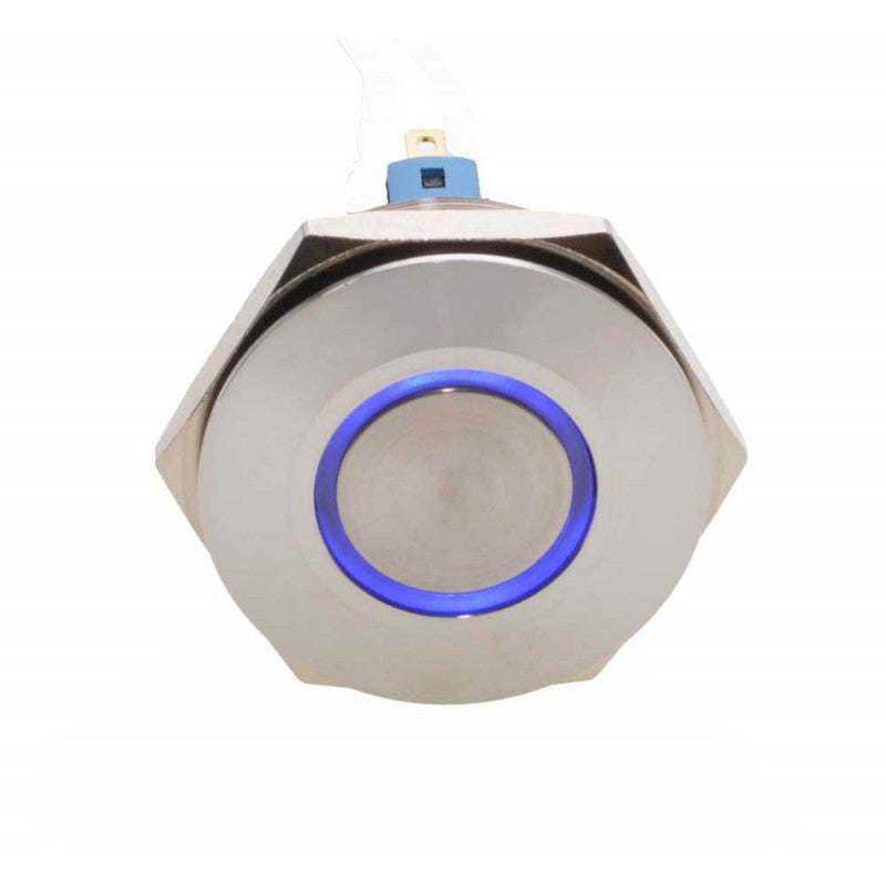 Push Buton 30mm/24V Led Albastru - Frize