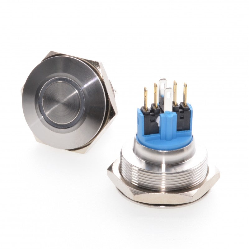 Push Buton 30mm/24V Led Albastru - Frize