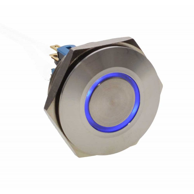 Push Buton 30mm/24V Led Albastru - Frize