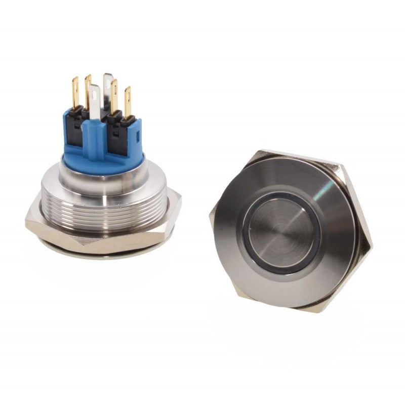 Push Buton 30mm/24V Led Albastru - Frize
