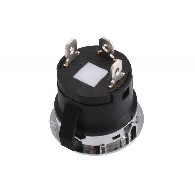 Push Buton Albastru 22x32mm cu Retinere 24V - 20A - Frize