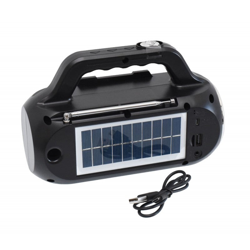Radio FM cu Lanterna si Panou Solar EP-516 - Frize