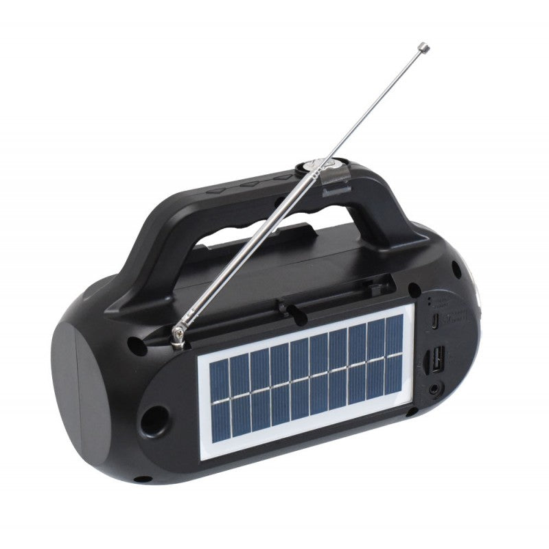 Radio FM cu Lanterna si Panou Solar EP-516 - Frize