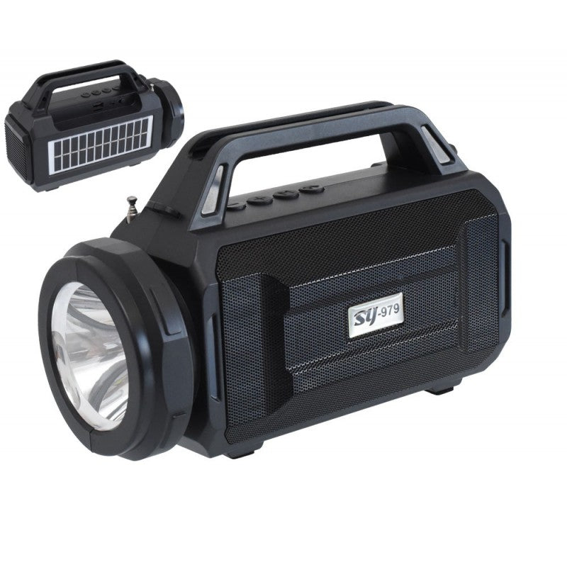 Radio FM cu Lanterna si Panou Solar SY-979 - Frize