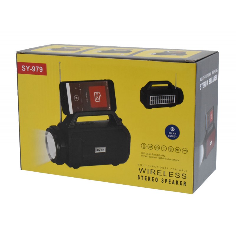 Radio FM cu Lanterna si Panou Solar SY-979 - Frize