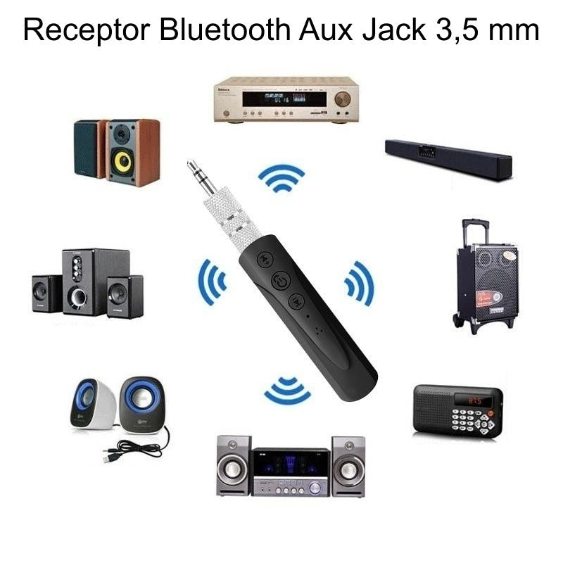 Receptor Bluetooth Aux Jack 3,5 mm - Frize