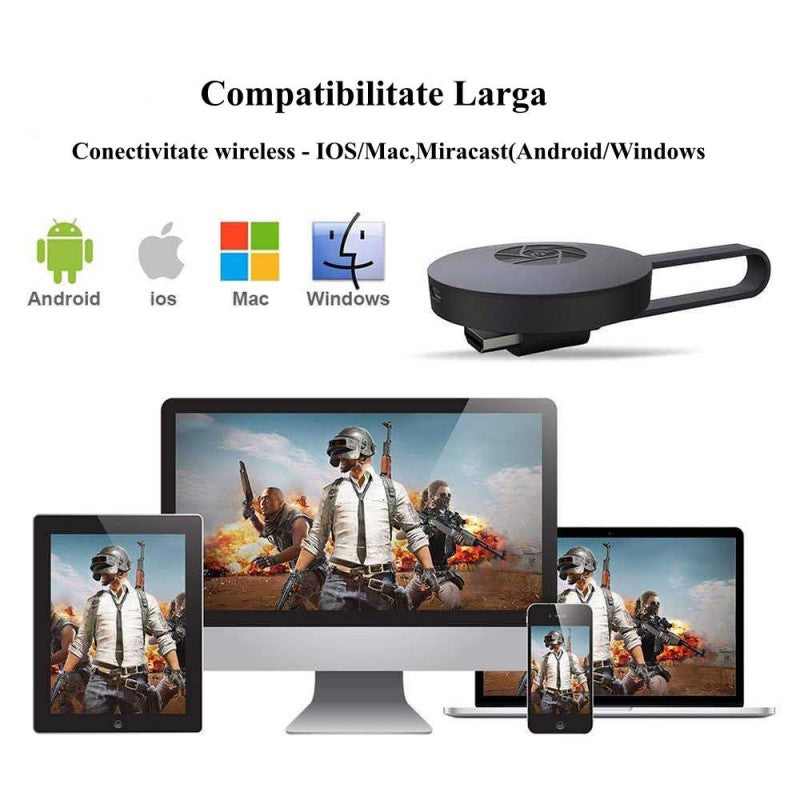 Receptor Wireless TV - HDMI Media Player Mira-Screen - Frize