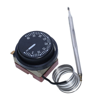 Termostat Reglabil pentru Cuptor 0-40°C cu Sondă din Inox – Control Precise al Temperaturi pentru Gătit Profesional