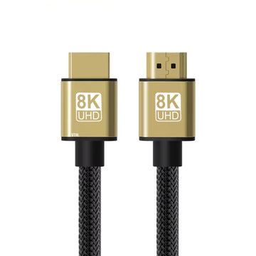 Cablu HDMI 8K Ultra HD 20M Auriu – Compatibil cu PS5, Xbox și OLED TV, Suport pentru 120Hz și 60Hz
