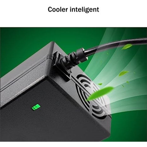 Incarcator Li-ion 67,2V/2A cu 5 Capete de Conectare Pentru Trotinete Electrice, Biciclete, Hoverboard, Scooter, Negru - Frize