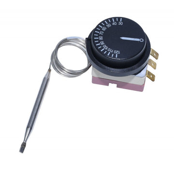 Termostat Reglabil pentru Cuptor 30-120°C cu Sondă din Inox – Control Precis al Temperaturi pentru Gătit Profesional