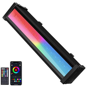 Proiector LED RGBCW Inteligent, Aplicatie, Interior/Exterior, Rezistent la Apa, Control Din Telefon Prin Internet, Sincronizare Muzica, Telecomanda, Mod Programare Lumini, 30W, Negru - Frize