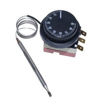 Termostat Reglabil pentru Cuptor 30-90°C cu Sondă din Inox – Control Precise al Temperaturii pentru Gătit Profesional