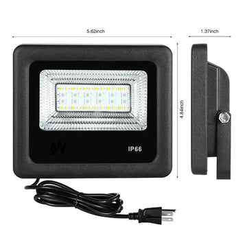 Proiector LED RGBCCT Inteligent, Aplicatie, Interior/Exterior, Rezistent la Apa, Control Din Telefon Prin Internet, Sincronizare Muzica, Telecomanda, Mod Programare Lumini, 30W, Negru - Frize