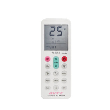 Telecomanda Universala Pentru Aparate de Aer Conditionat, 1000 Modele Presetatel, Ecran Digital, Afisare Permanenta a Temperaturii, Timer, Alb - Frize