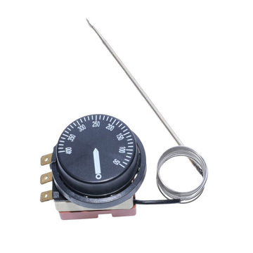 Termostat Reglabil pentru Cuptor 50-400˚C cu Sonda din Inox – Control Precise al Temperaturii pentru Gătit Profesional