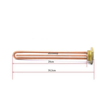 Rezistenta Boiler 3000W din Cupru Dreapta cu Filet Q - Frize
