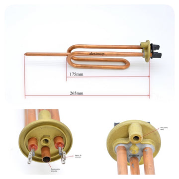 Rezistenta Boiler 2000W Indoita cu Flansa PLQ - Frize