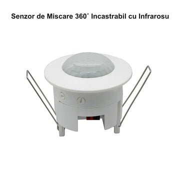 Senzorul de Mișcare 360° cu Infraroșu - Incastrabil