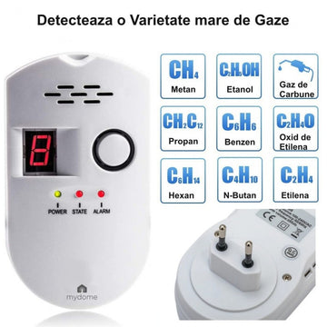 Senzor Detector de Gaze cu Alarmă 85dB / AL-GS