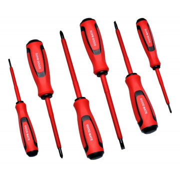 Set de 6 Șurubelnițe Izolate pentru Electrician NO-7669 – Instrumente de Precizie pentru Lucrări Electrice