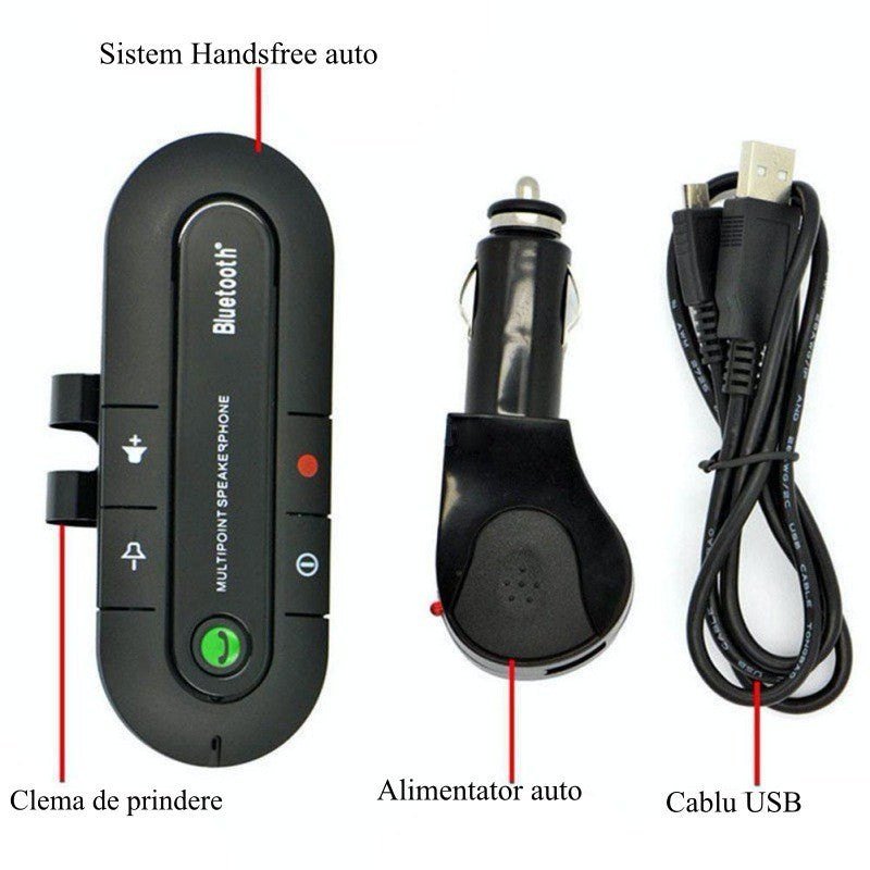 Sistem Auto Handsfree Bluetooth V 5.0 Multipoint BT-YHQ01 - Frize