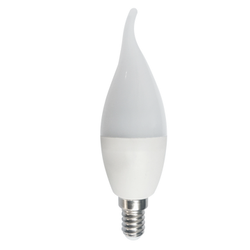 Bec Led Lumanare Flama E14, model C35, 7W= 60W, 6400K, lumina rece