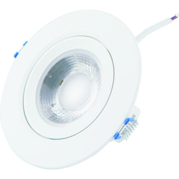 Spot LED COB Rotund Alb, Ø95, 9W = 160W, 6500K, Lumină Rece
