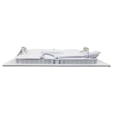 Spot LED Slim Pătrat 225x225mm, 18W (Echivalent 150W) cu Lumină Caldă 2700K – Iluminat Eficient pentru Birou, Casă sau Spații Comerciale