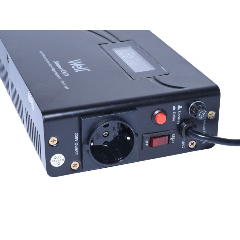 Stabilizator de Tensiune SLIMPOWER cu Releu AVR-1000VA - Frize