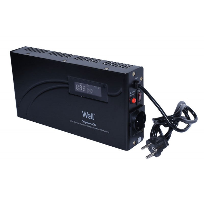 Stabilizator de Tensiune SLIMPOWER cu Releu AVR-500VA - Frize